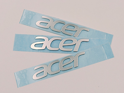 Nickel nameplate for electronic products